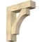Ekena Millwork Westlake Block Rough Sawn Bracket w/ Offset Brace, Douglas Fir, 8"W x 30"D x 34"H BKT0806X30X34WTL05RDF - alternate 1